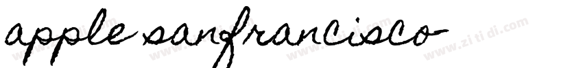 apple sanfrancisco字体转换